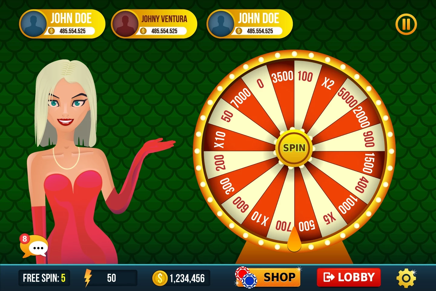 Fortune Wheels Game Kit