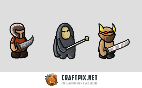 Tower Defense Monster 2D Sprites