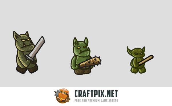 Tower Defense Monster 2D Sprites