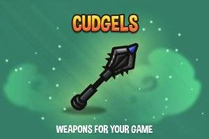 Cudgels 2D武器包：40款Q版矢量武器素材