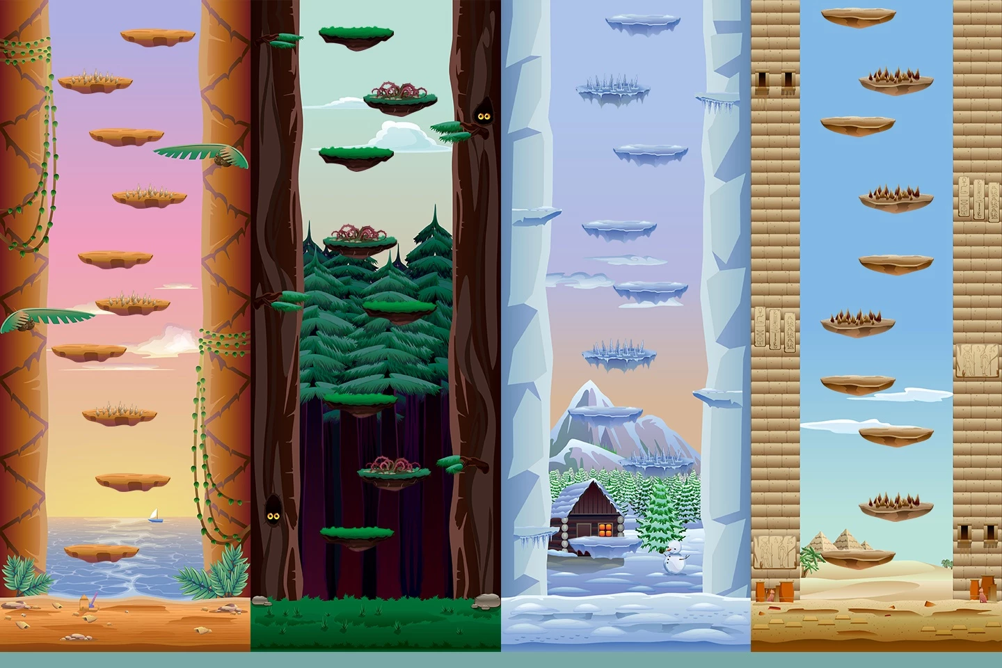 Jump Game Backgrounds