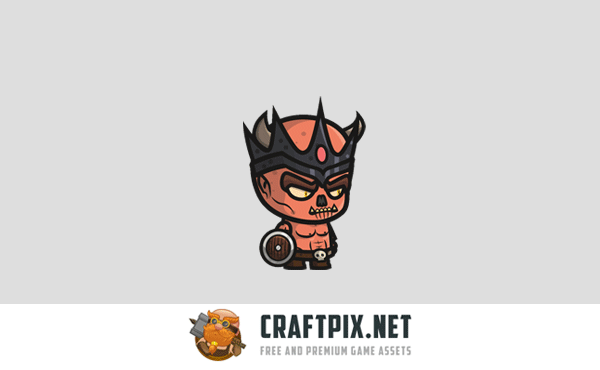 Devil, Hell Knight, Succubus Chibi 2D Game Sprites