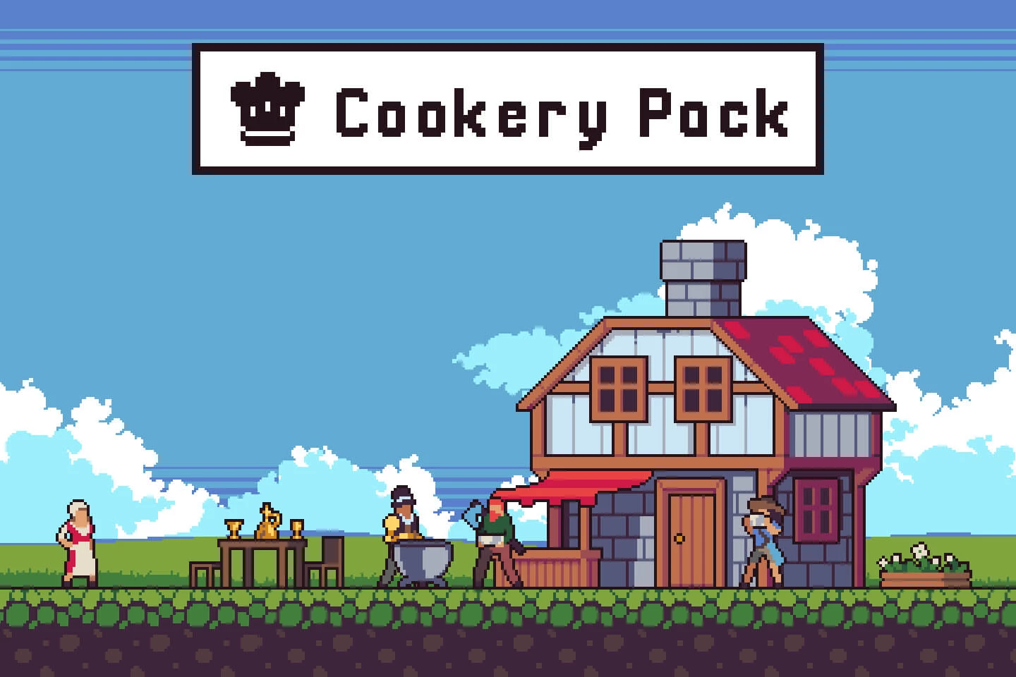 Cookery Game Assets Pixel Art Pack