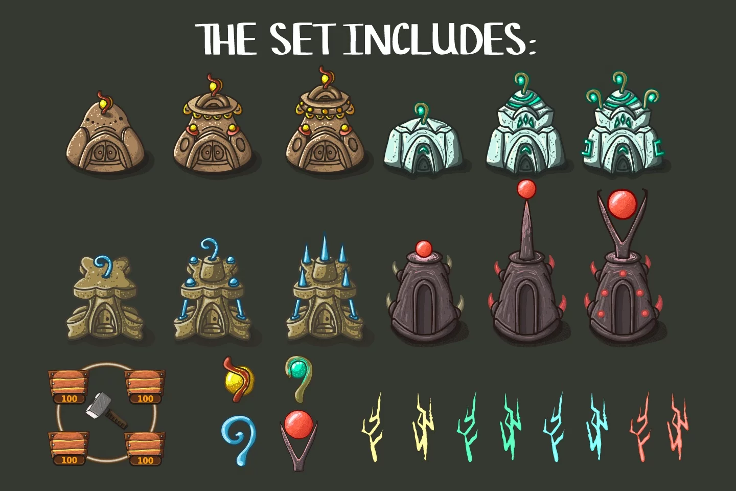 Magic Tower Game Assets