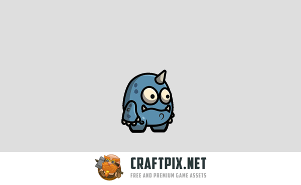 Land Monster 2D Character Sprites