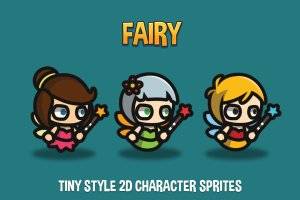 Fairy Tiny Style 2D角色精灵素材包