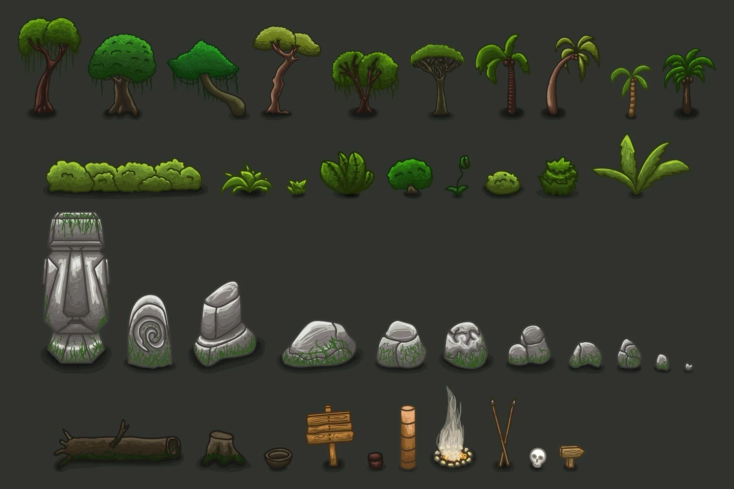 2D RPG Tropical Tileset