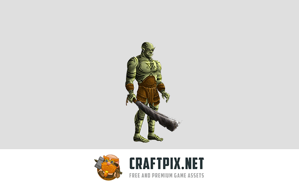 2D Game Orc Character Sprites