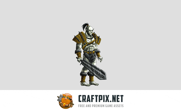 2D Game Orc Character Sprites