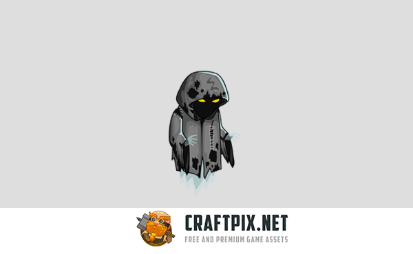 2D Fantasy Ghosts Character Sprite
