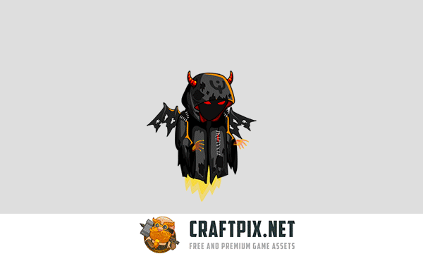 2D Fantasy Ghosts Character Sprite