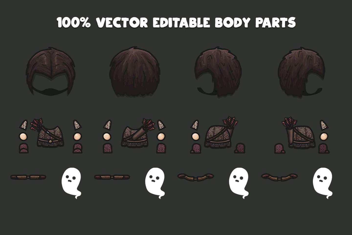 Archer 4-Direction Character Sprites