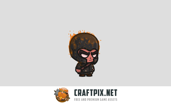 Elemental Chibi 2D Game Sprites