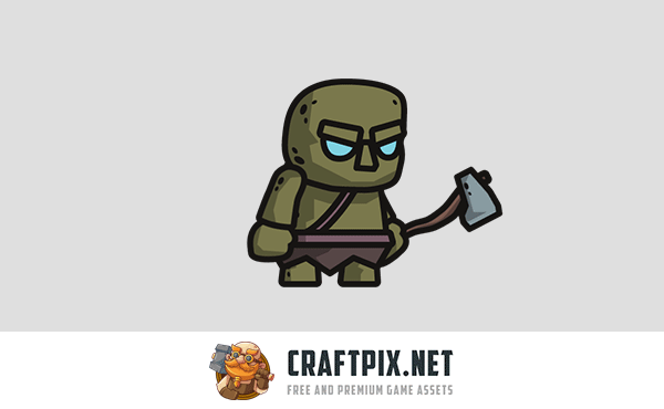 Golem Tiny Style 2D Character Sprites