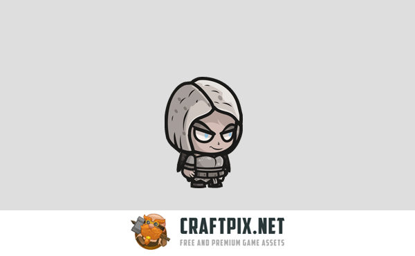 Fallen Angel Chibi 2D Game Sprites