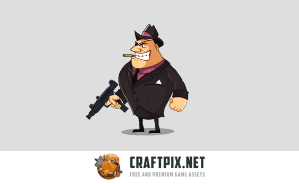 Gangster Wars 2D Game Kit