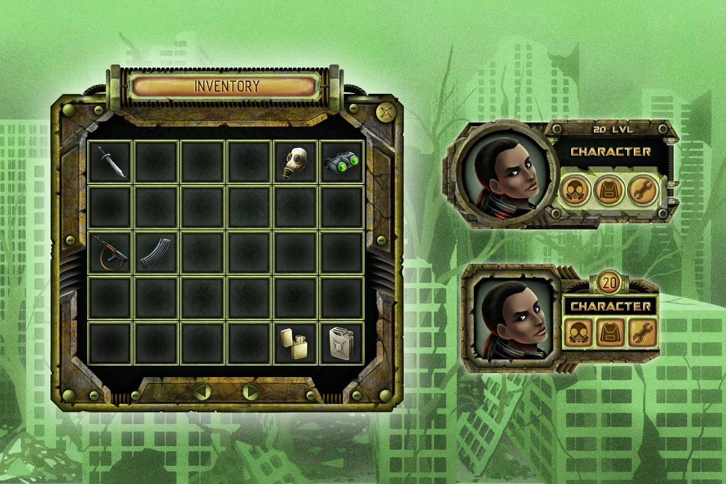 Post-Apocalyptic GUI
