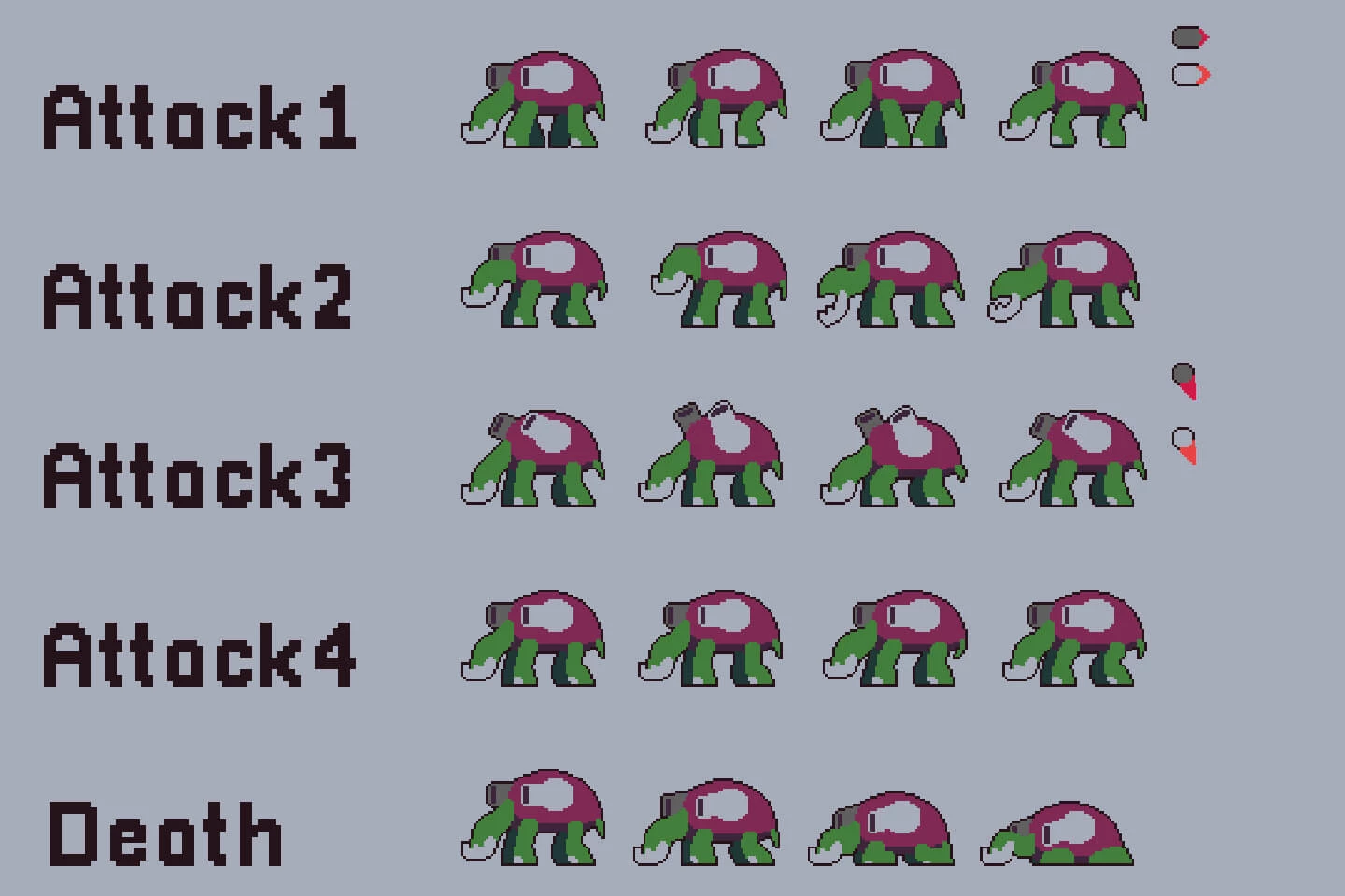 Swamp Bosses Pixel Art Character Pack
