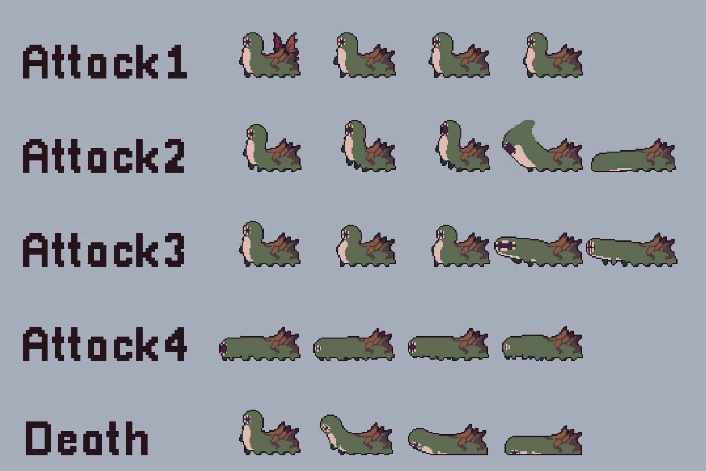 Swamp Bosses Pixel Art Character Pack