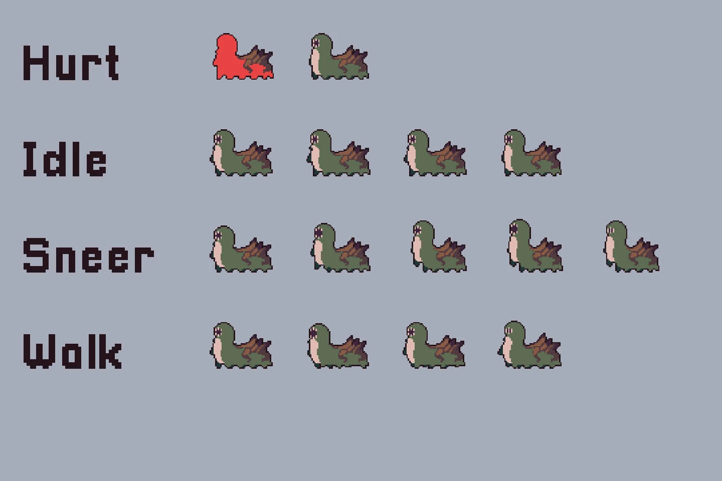 Swamp Bosses Pixel Art Character Pack