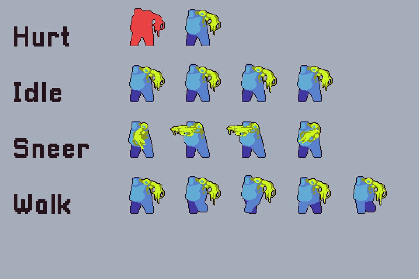 Swamp Bosses Pixel Art Character Pack