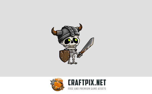 2D Fantasy Skeletons Character Sprite