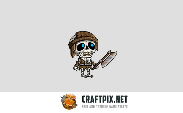 2D Fantasy Skeletons Character Sprite