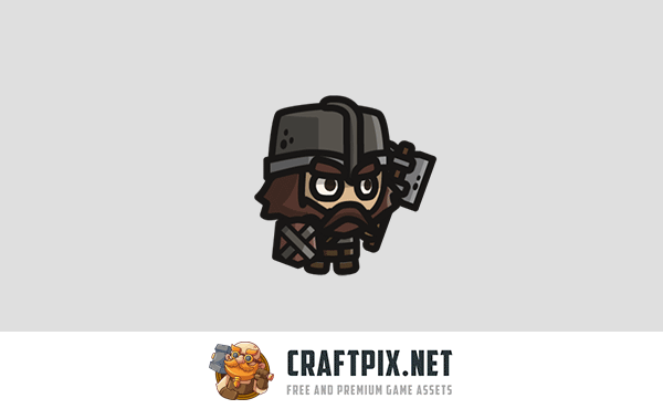 Dwarf Tiny Style 2D Character Sprites