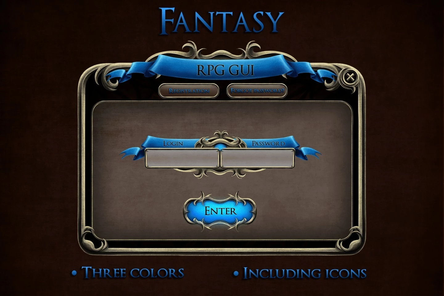 Fantasy RPG GUI
