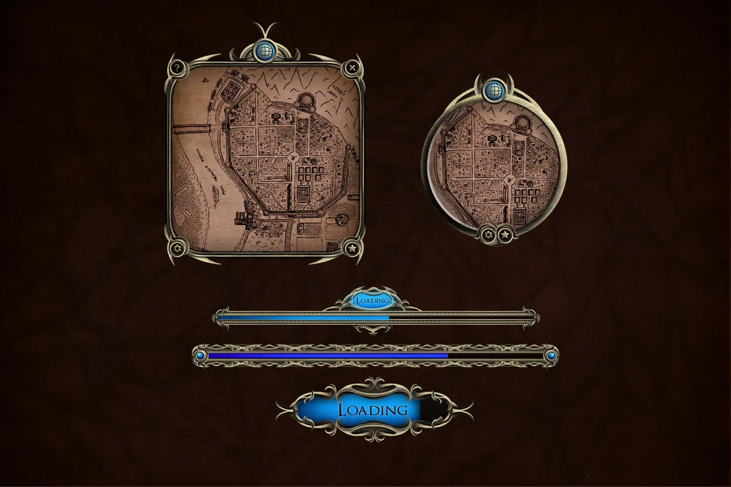 Fantasy RPG GUI