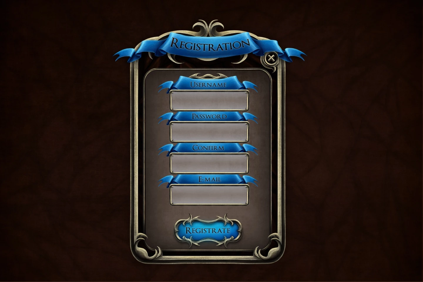 Fantasy RPG GUI