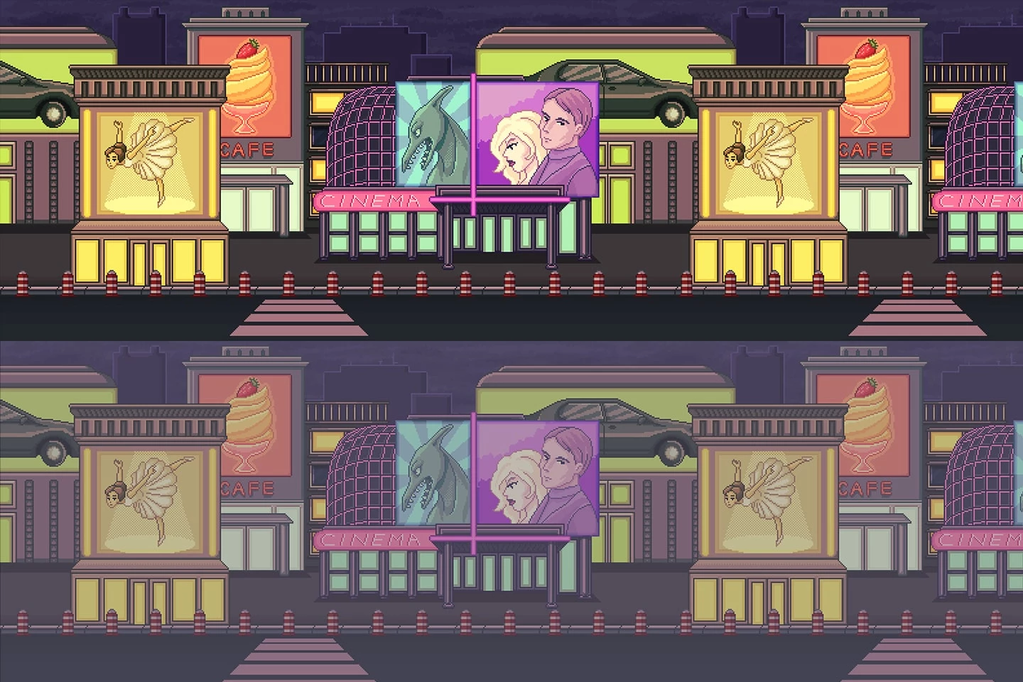 Pixel Art Street 2D Backgrounds
