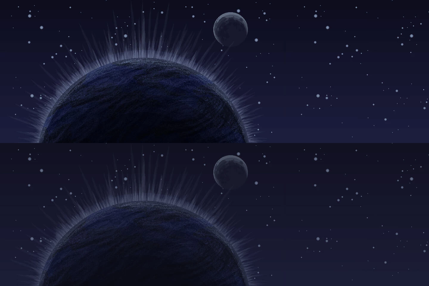 Pixel Art Space 2D Game Backgrounds