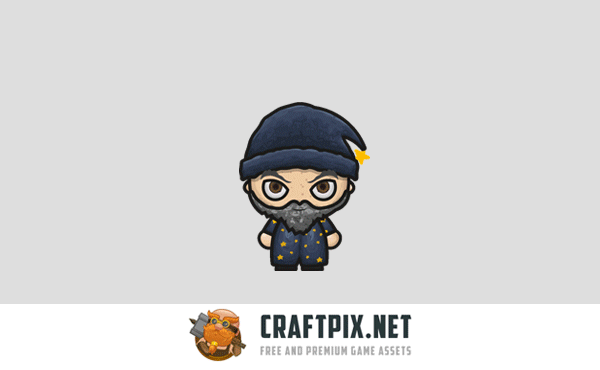 Citizen, Publican, Astrologer 4-Direction Character Sprites