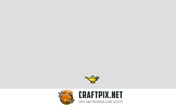 2D Fantasy Genie Character Sprites
