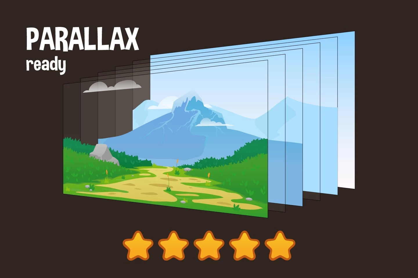 Nature Horizontal 2D Game Backgrounds