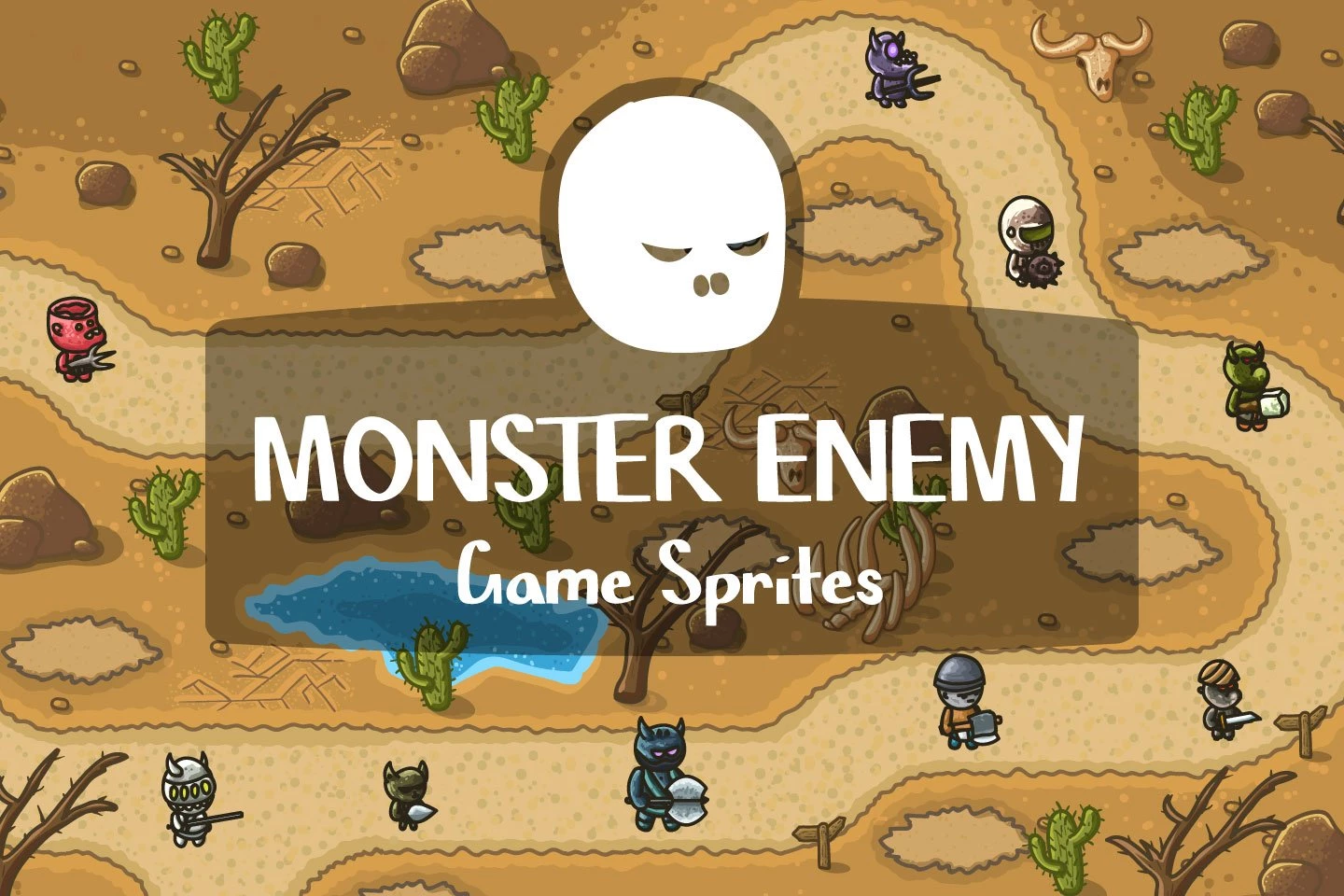 Monster Enemy Game Sprites