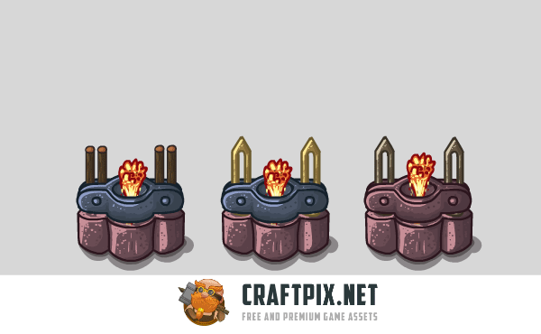 Stone Tower Game Assets