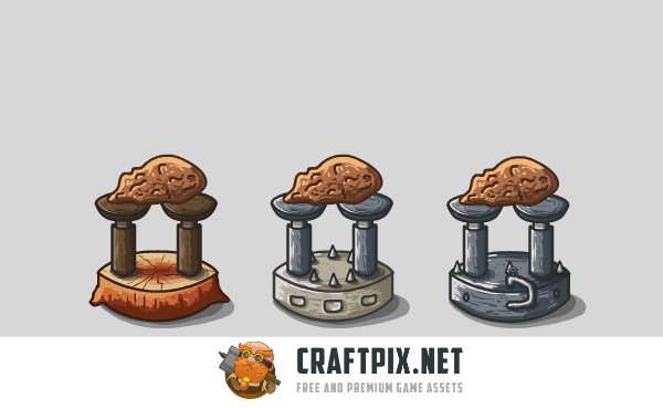 Stone Tower Game Assets