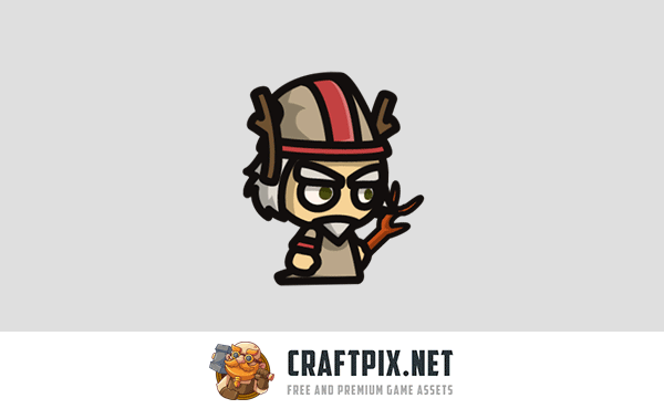 Druid Tiny Style 2D Character Sprites