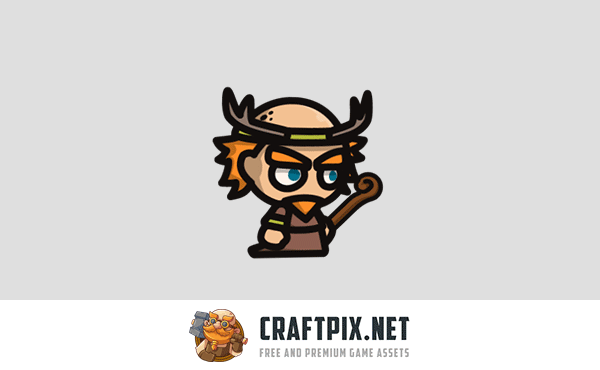 Druid Tiny Style 2D Character Sprites