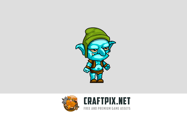2D Fantasy Goblins Character Sprite