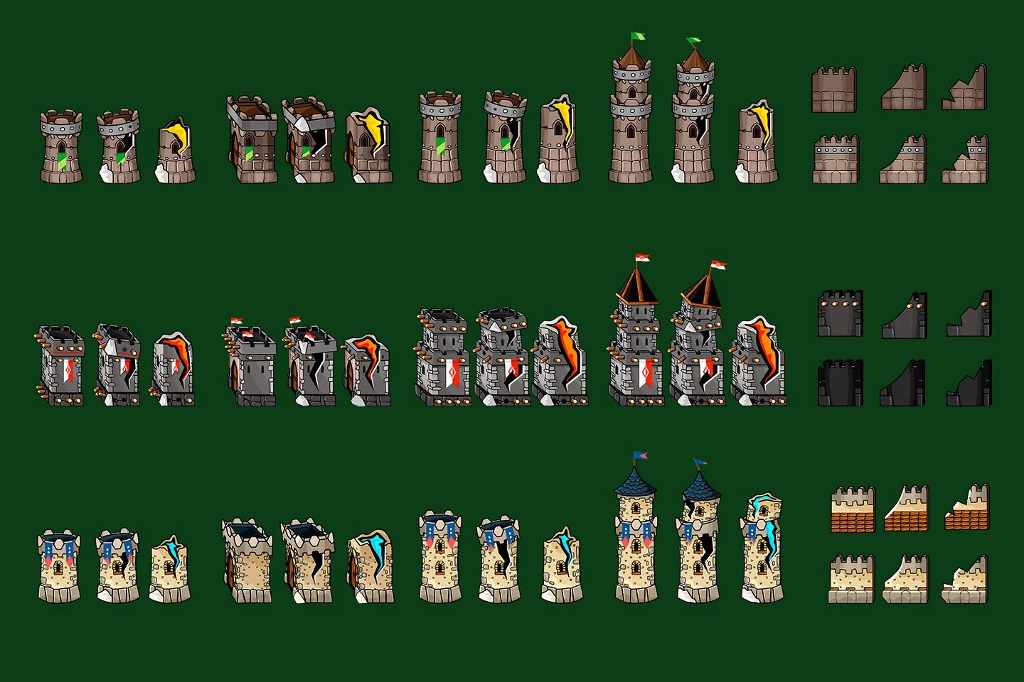 Castle 2D Game Assets