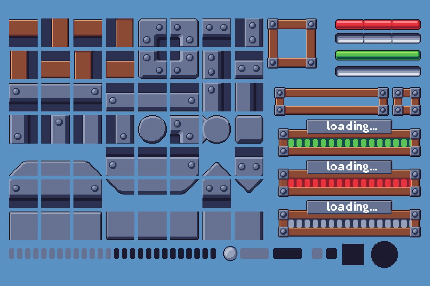 Game UI Pixel Art