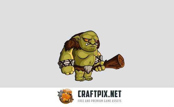 2D Fantasy Trolls Character Sprite