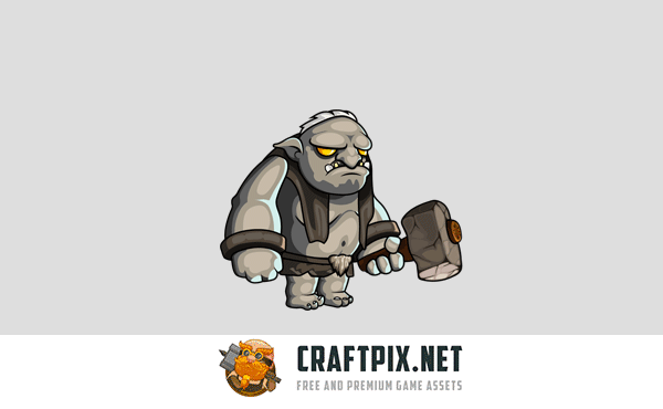 2D Fantasy Trolls Character Sprite