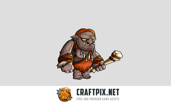 2D Fantasy Trolls Character Sprite