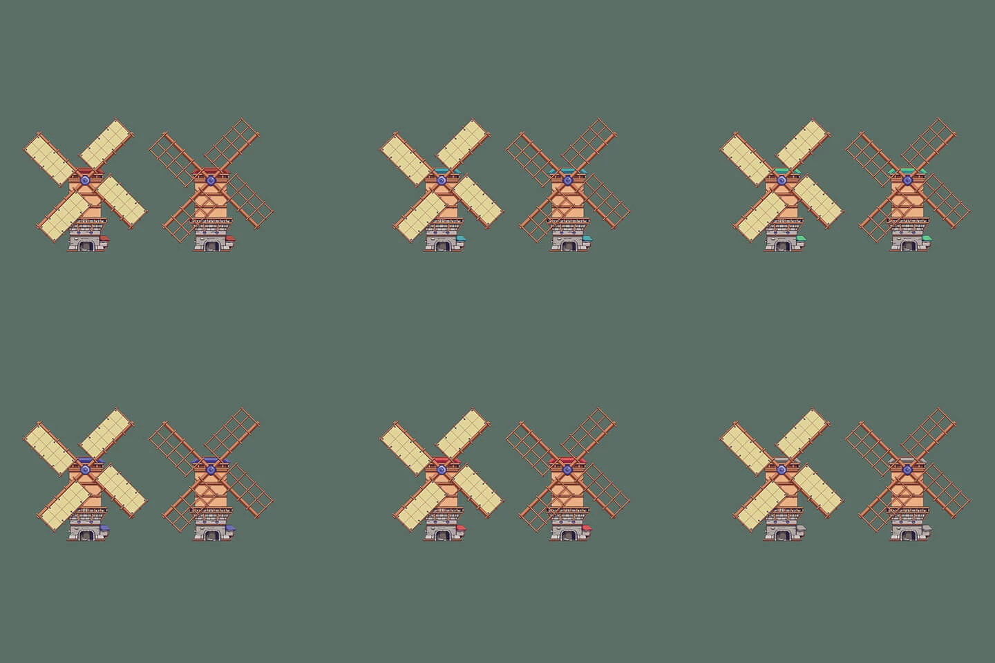 Village Pixel Art Environment Assets Pack