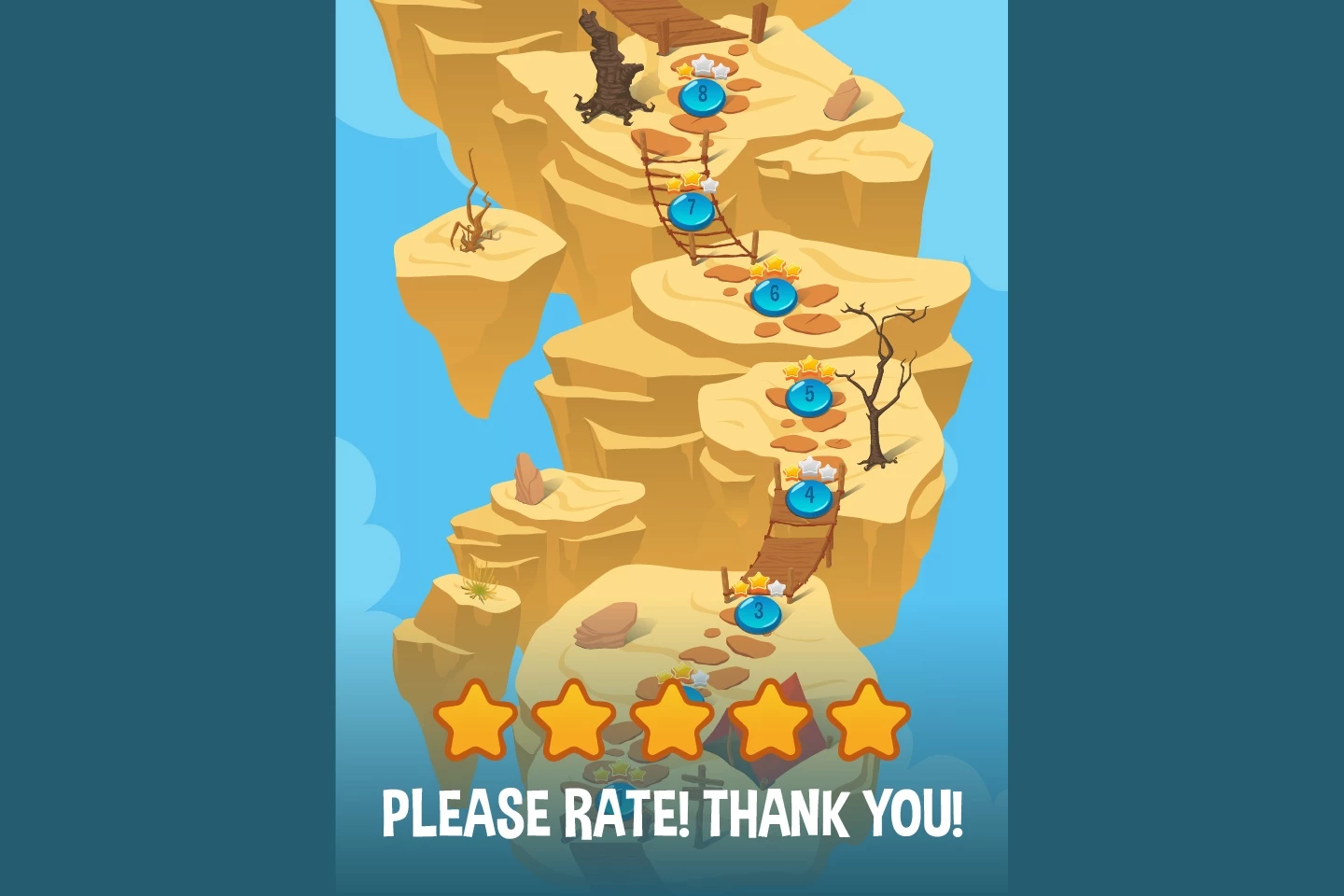 Wasteland Level Map 2D Backgrounds