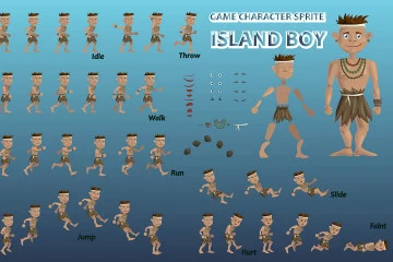 Island Boy Character Sprite